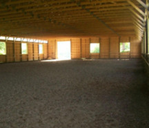 Indoor view of the arena 